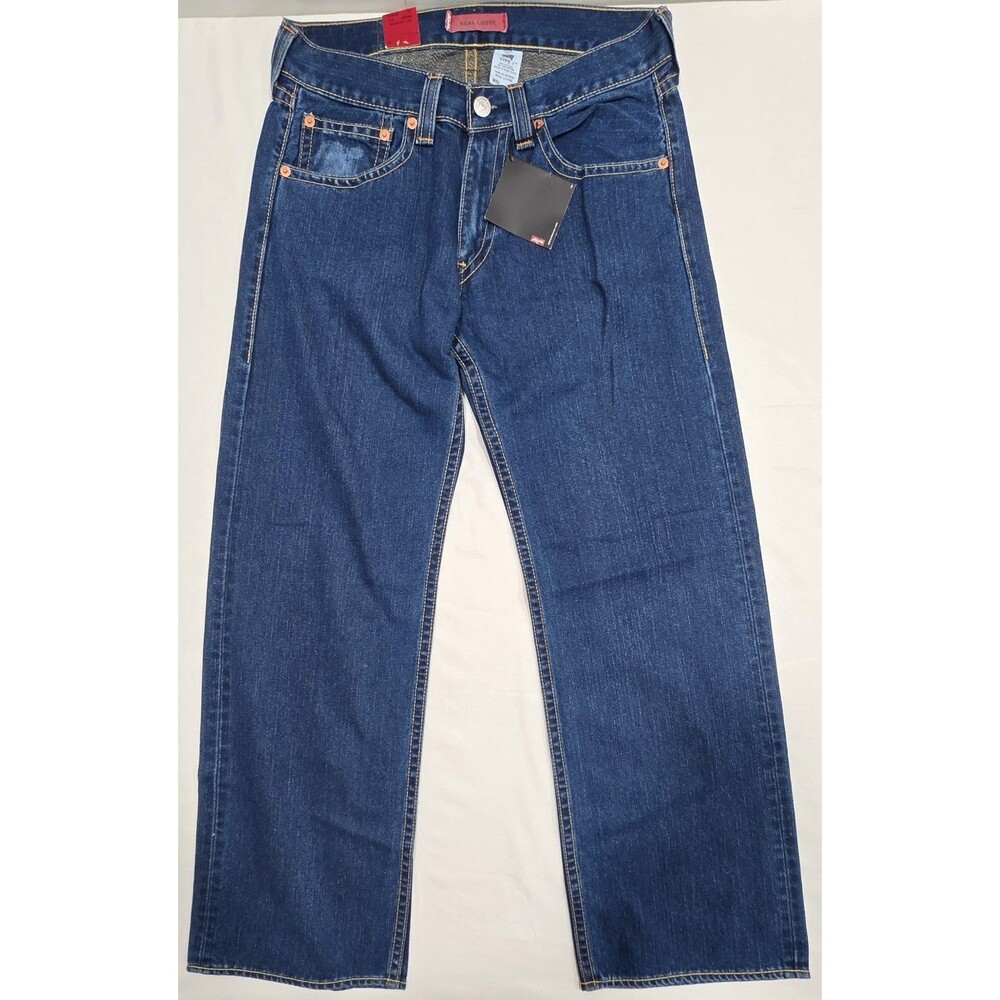 Levi's Type 1 Jeans Real Loose 32X32 NWT Dark Wash Deadstock Y2K Vintage